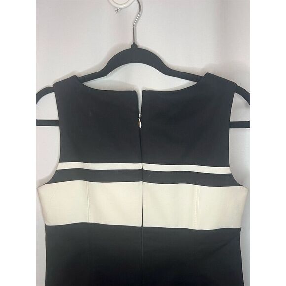 White House Black Market Women's Black Sheath Mini Dress Size 2 - Standard Size - Picture 5 of 9